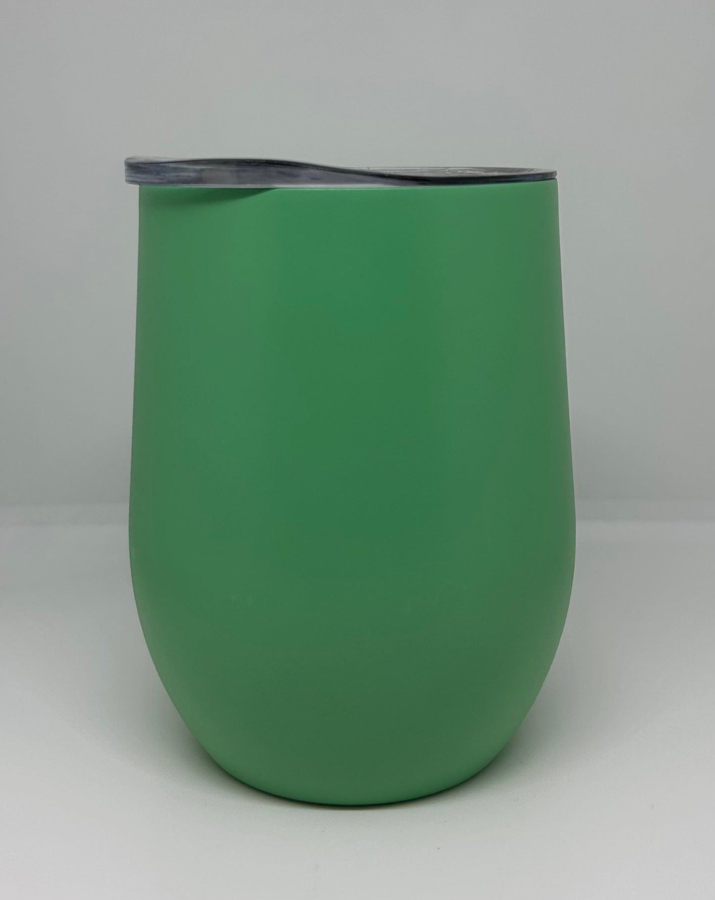 12 oz Wine Tumbler Green to Green Glow Stainless Steel